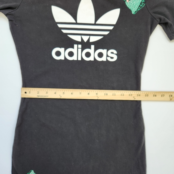 Floral Tee Dress X HER Studio London Women's Black Flowers Short Sleeve Medium - Picture 8 of 10